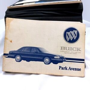 1995 Buick Park Avenue Owners Manual Owner's‎ Operator Guide Book